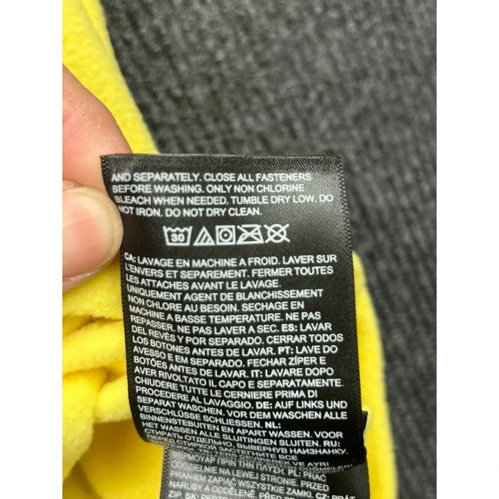 The North Face Men's XL Pullover Sweatshirt Black Yellow Long Sleeve Outdoors